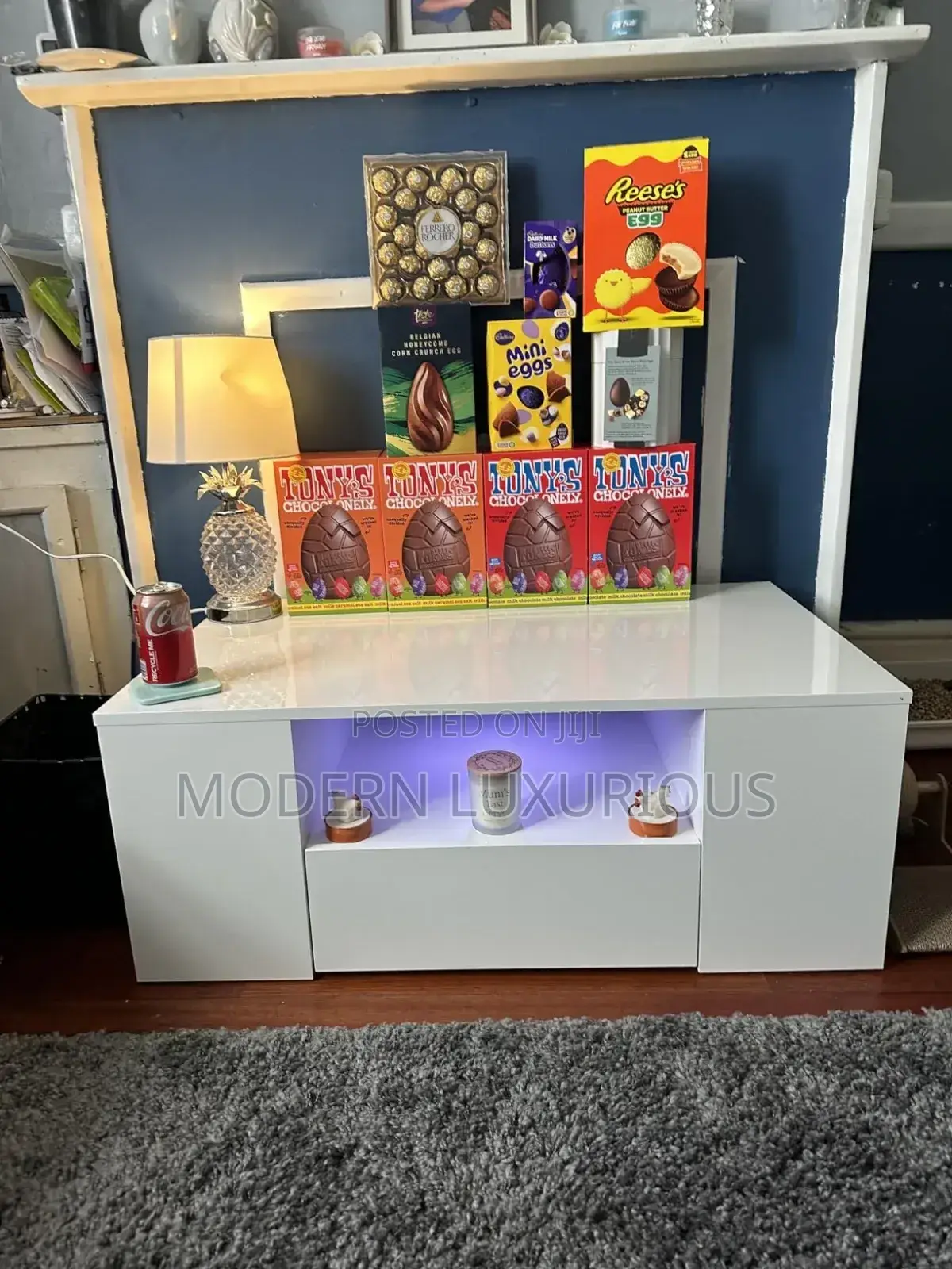 /This White/ and Dark /Grey Coffee Table Center Table /