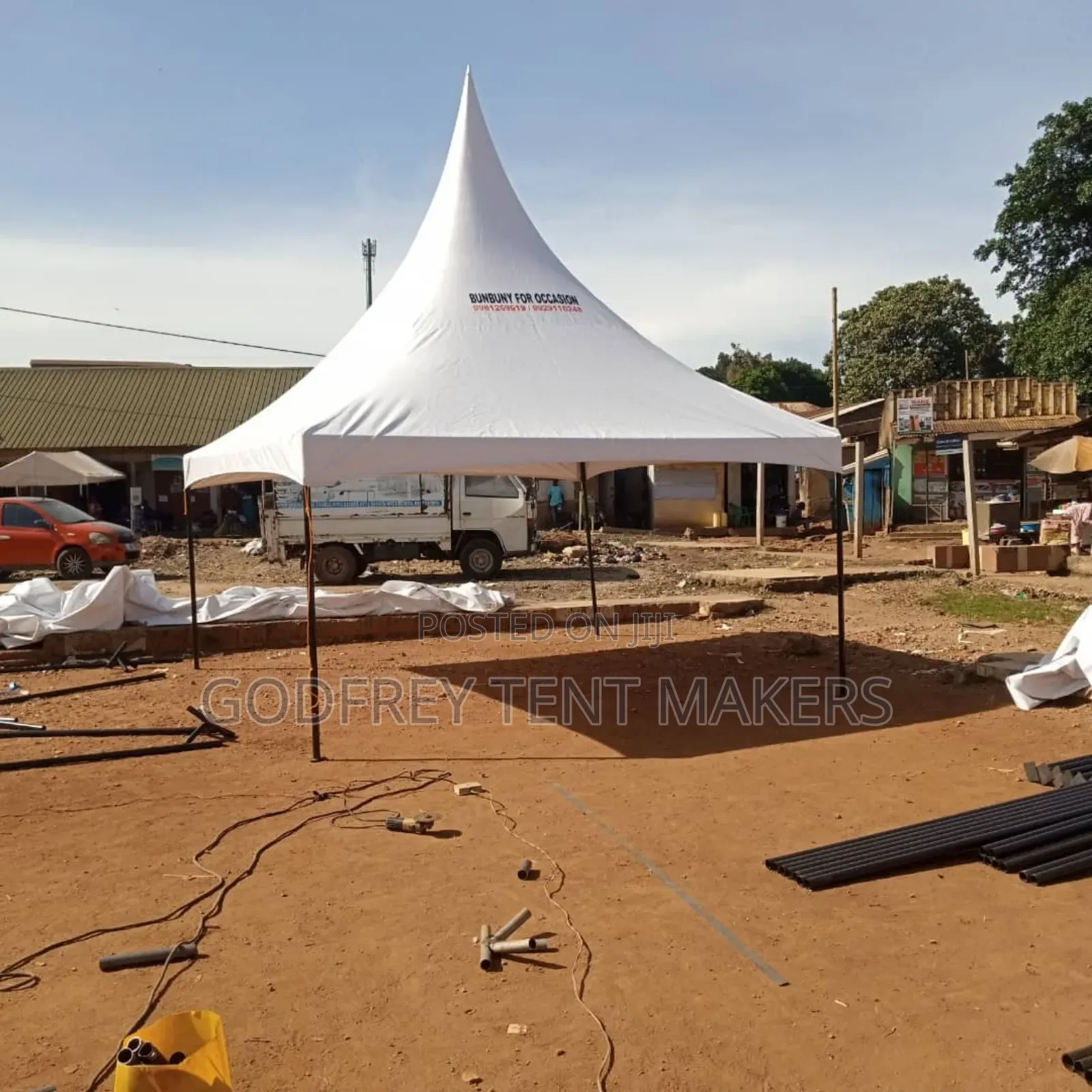 50seater Tent No Side Covers