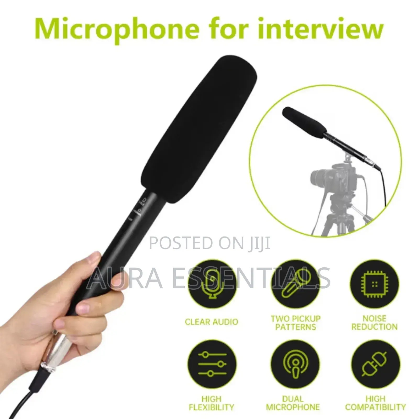 Professional DSLR Shotgun Microphone