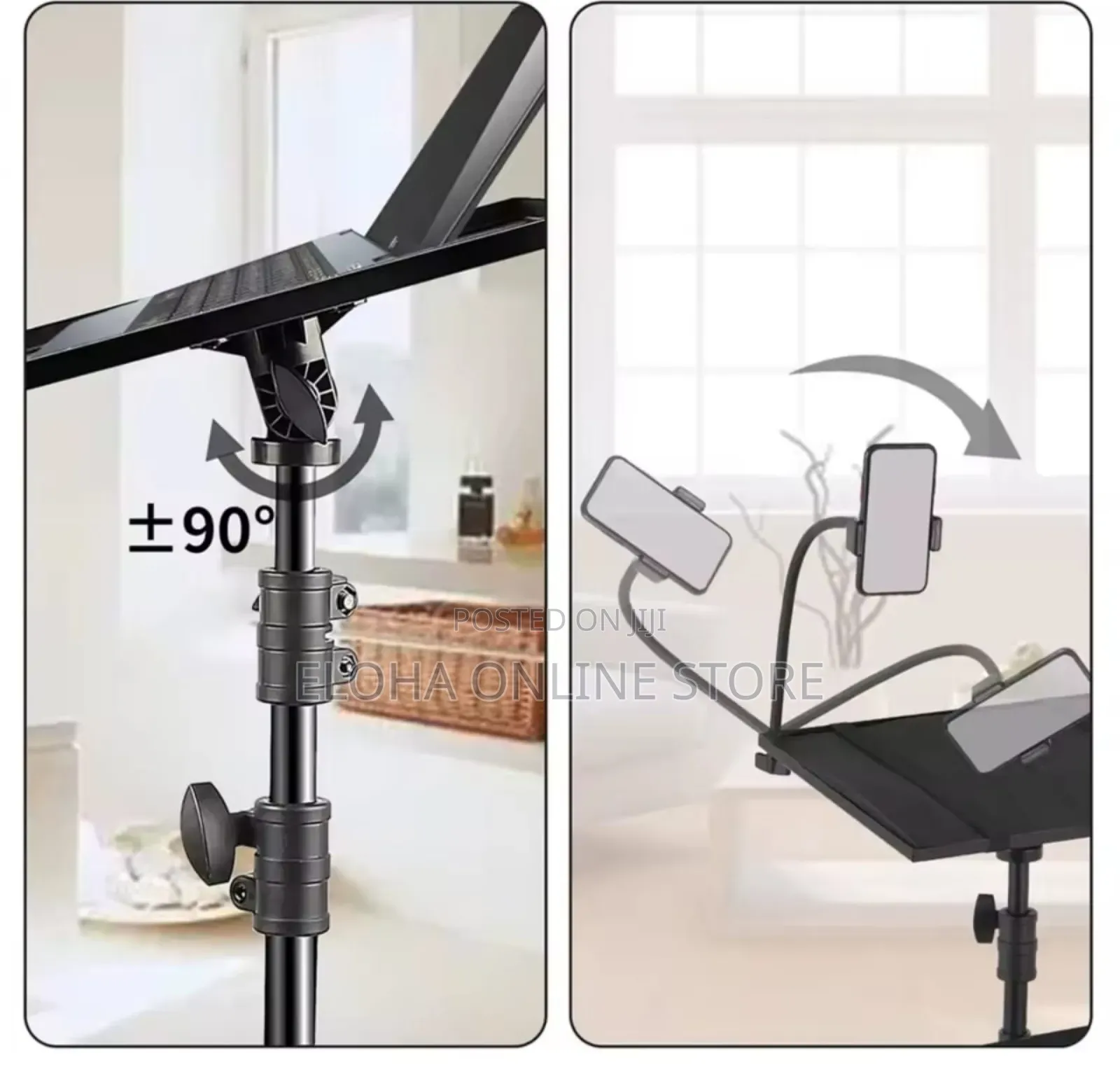 All in One Adjustable Free Standing Laptop Stand