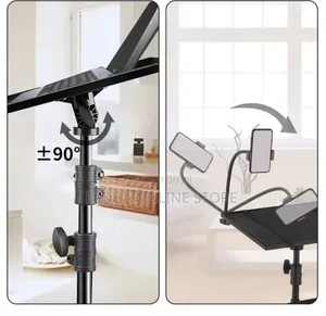 All in One Adjustable Free Standing Laptop Stand