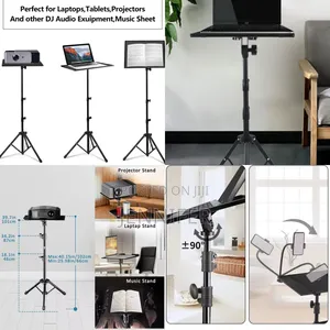 All in One Adjustable Free Standing Laptop Stand