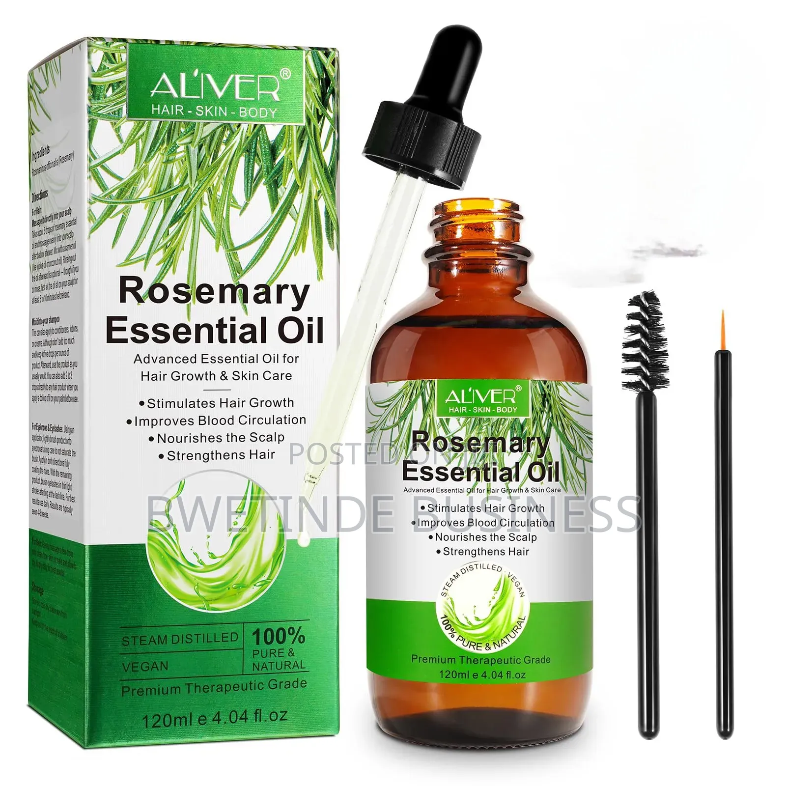 Rosemary Oil for Hair and Beard Regrowth 120mls