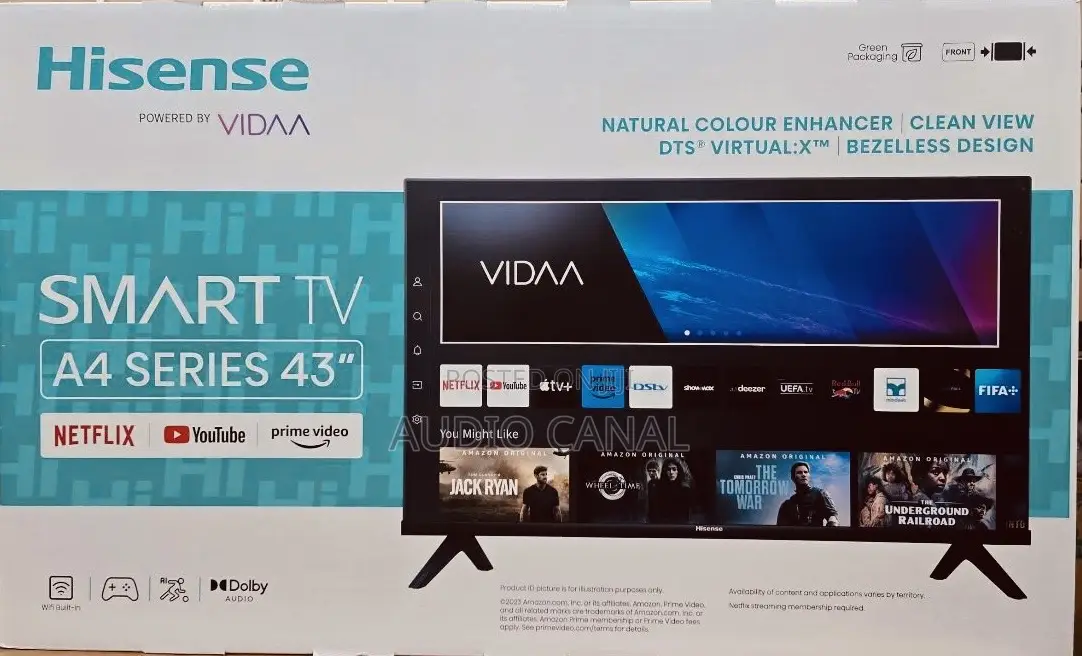 Smart Vidda 43” Hisense Smart Tv