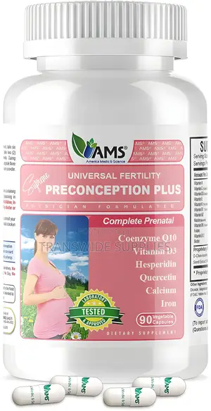 Ams Preconception Plus 90s Capsules - Conceive Your Baby