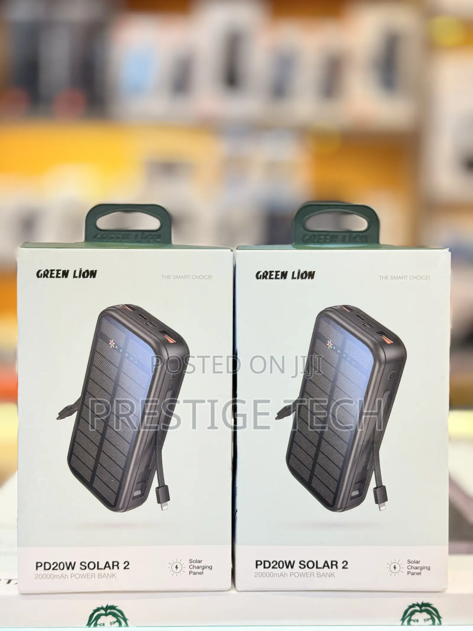 Green Lion Solar 2 20000mah Power Bank 20w