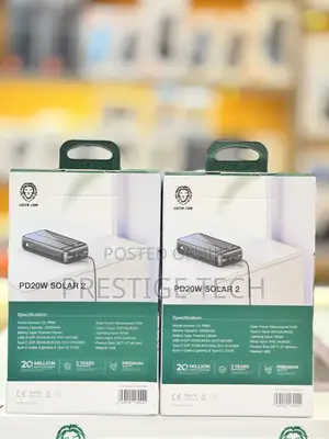 Green Lion Solar 2 20000mah Power Bank 20w