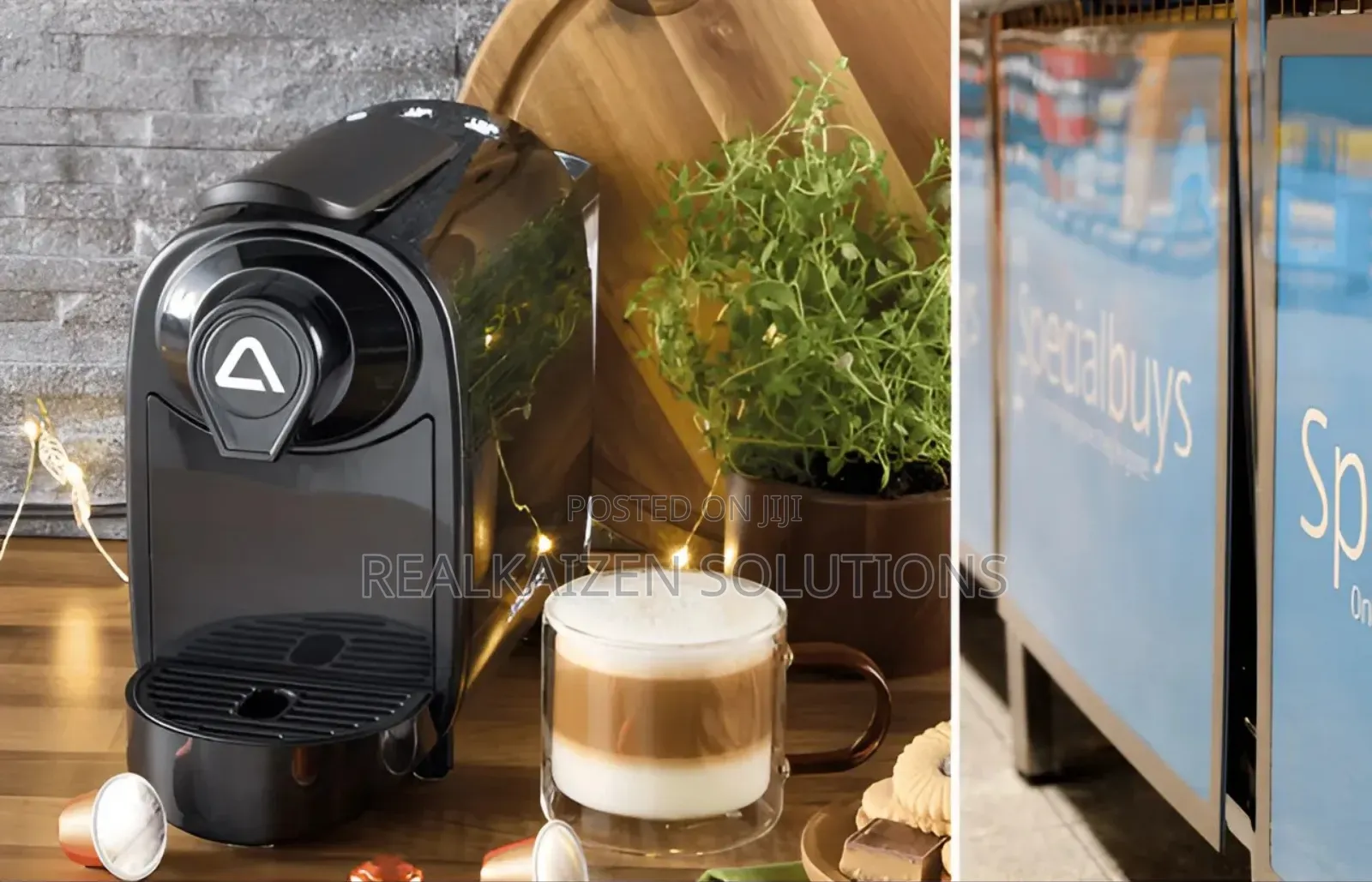 Uk Ambiano Nespresso Coffee Pod Machine 1400w