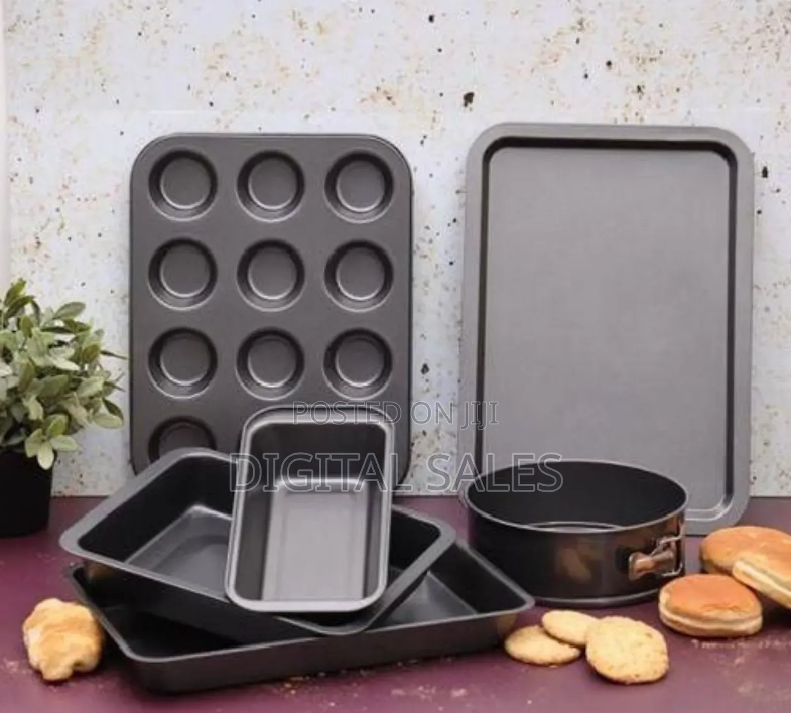 Piece Baking Set, Pizza Tray, Cake Mould, Toast Box,Square