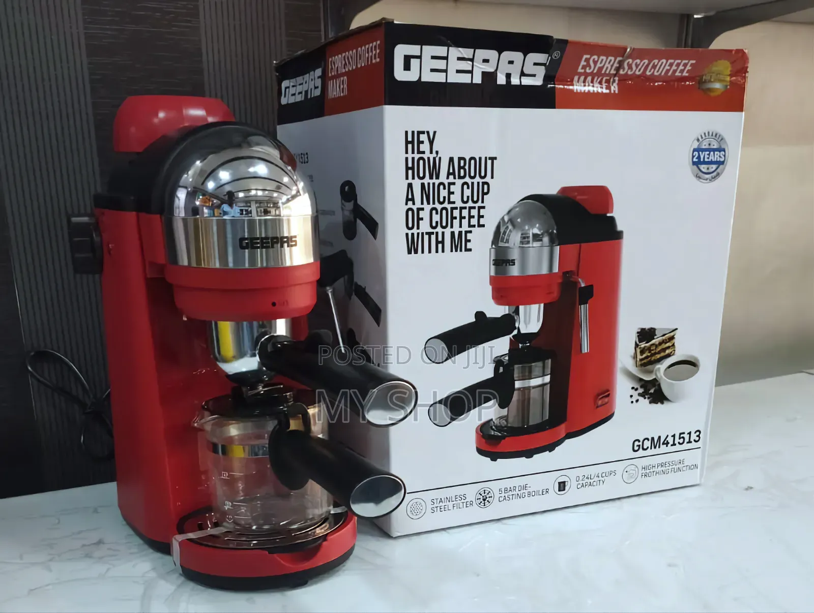 Geepas Espresso Machine Gcm41513