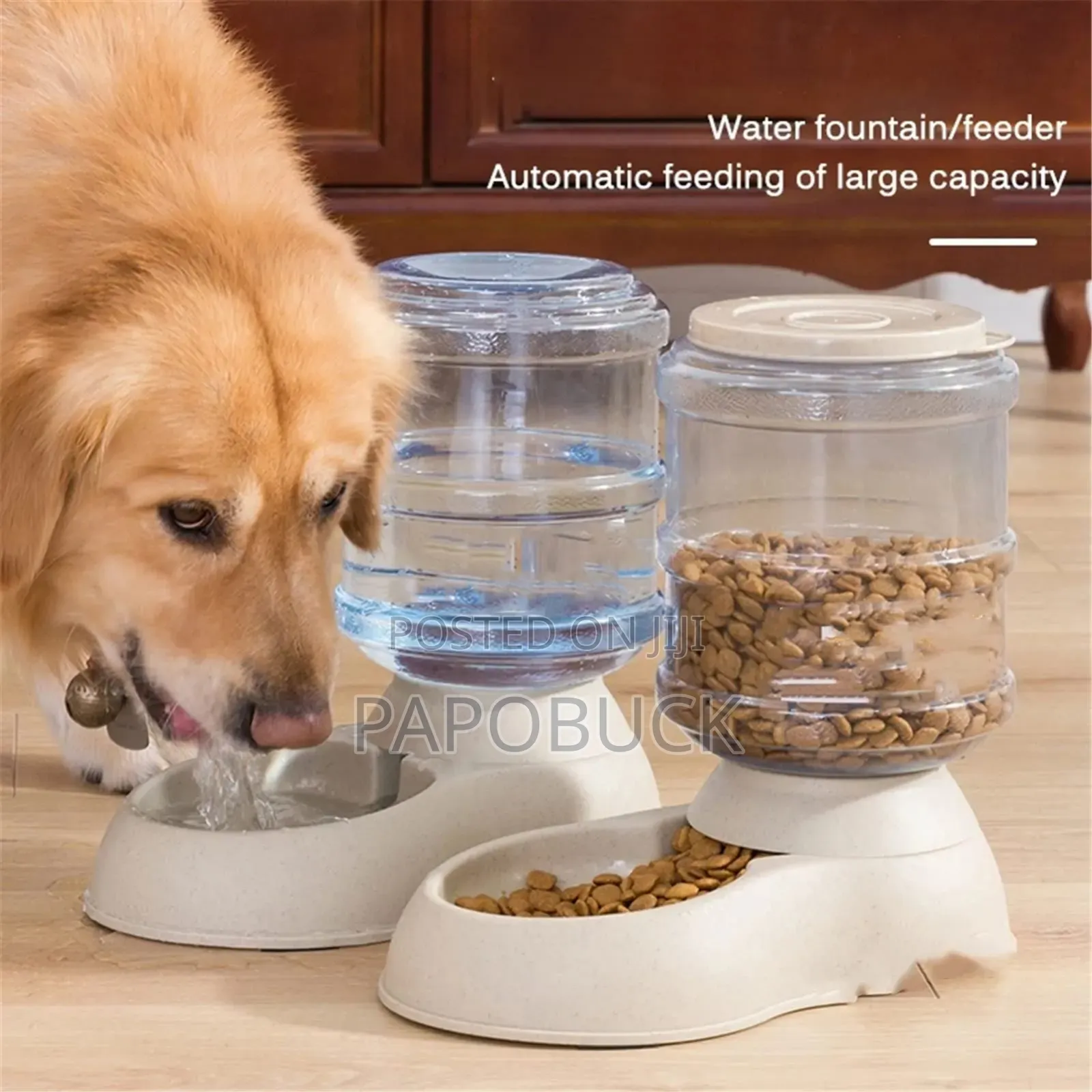 A Pair of Self Dispensing Pet Feeders 3.8 L
