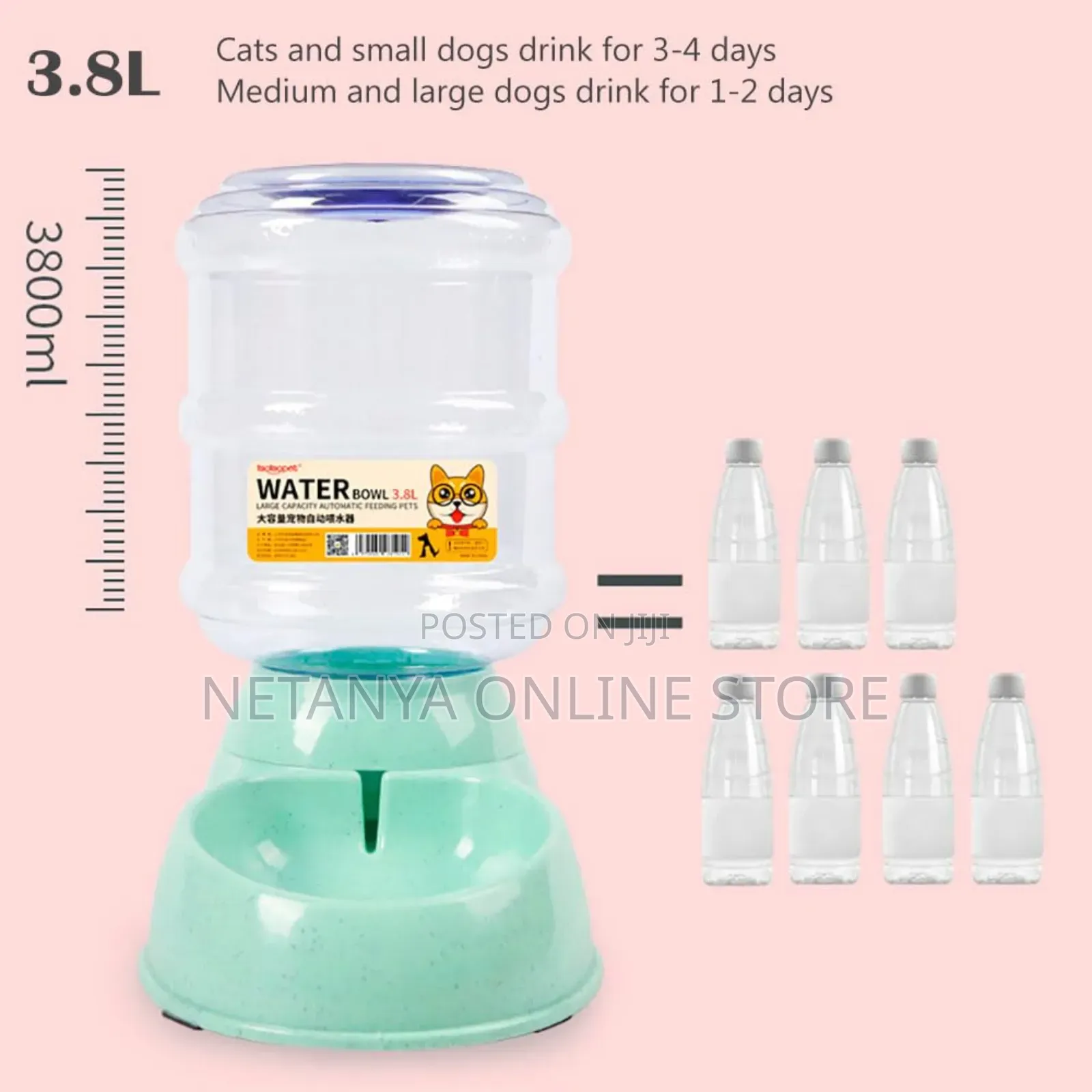 3.8l Pet Water Dispenser (Bowl)