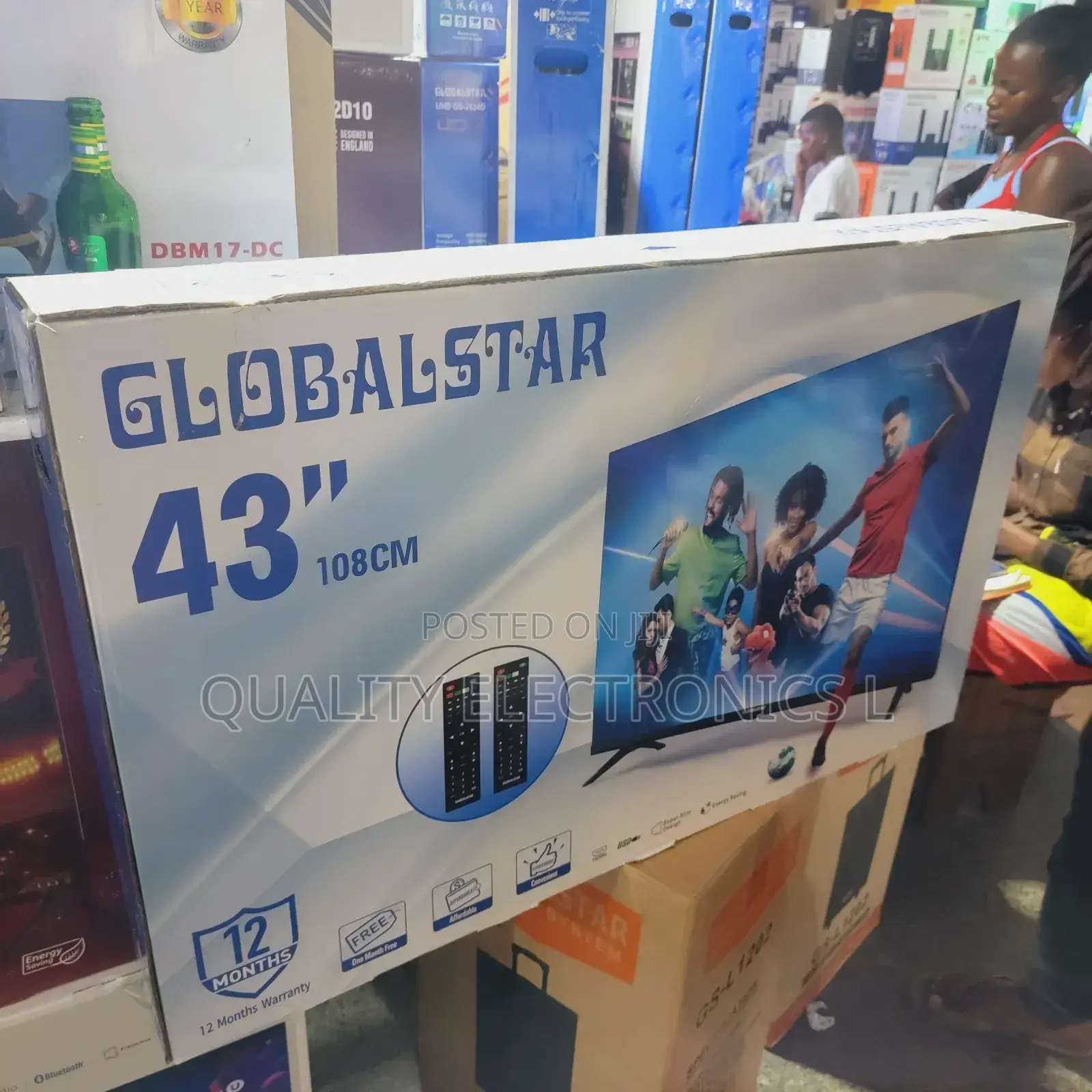Globalstar 43 Inches Flatscreens Free To Air