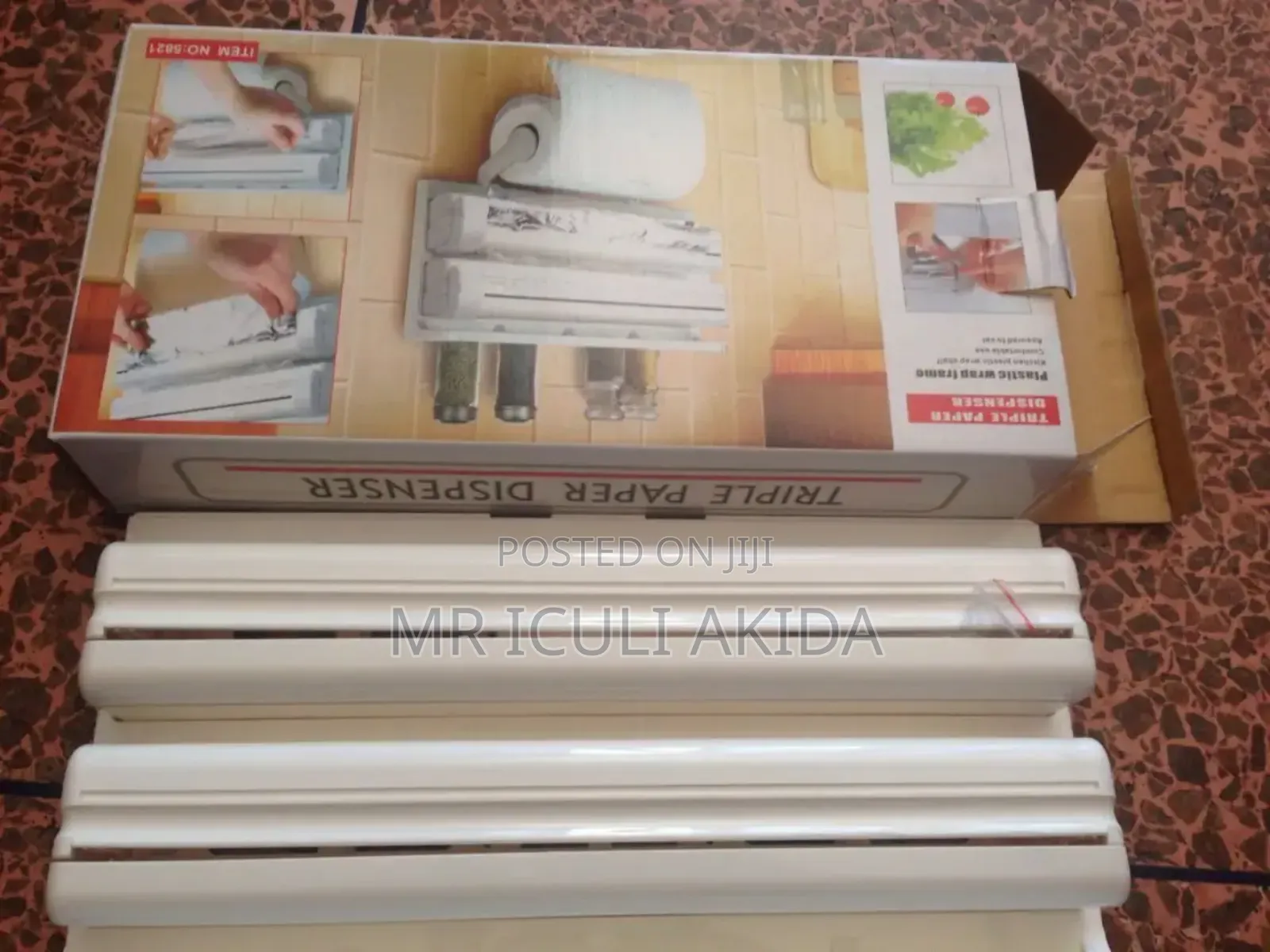 Kitchen Wall Cling Film,Foil Paper Triple Tissue Dispenser