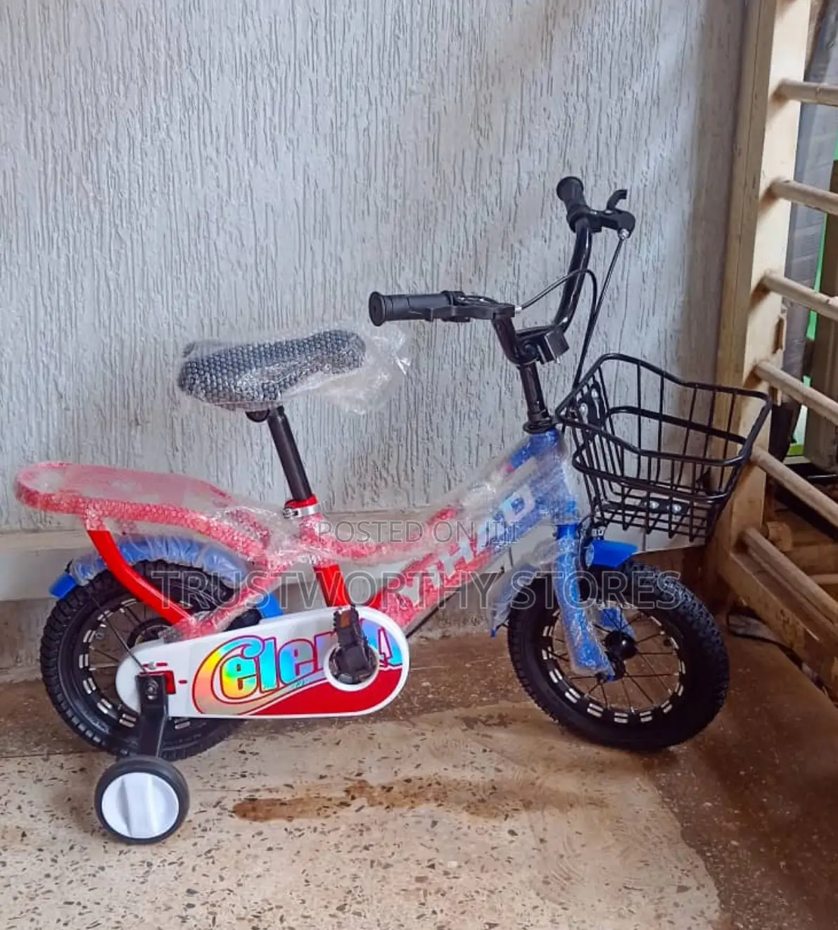 Double Colored Baby Bicycle With Training Wheels 3-5years