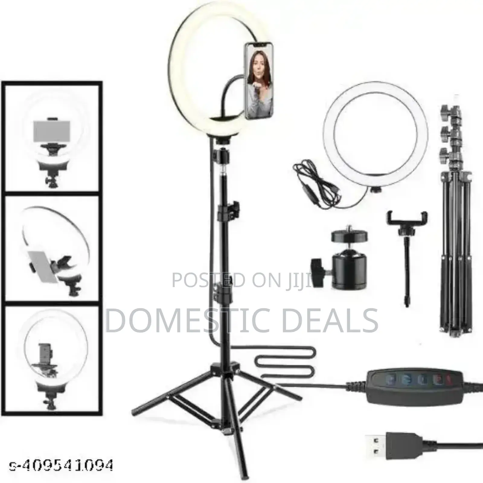 10" Ring Fill Selfie Light With Tripod
