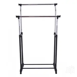 Mainstays Double Adjustable Rolling Garment Rack