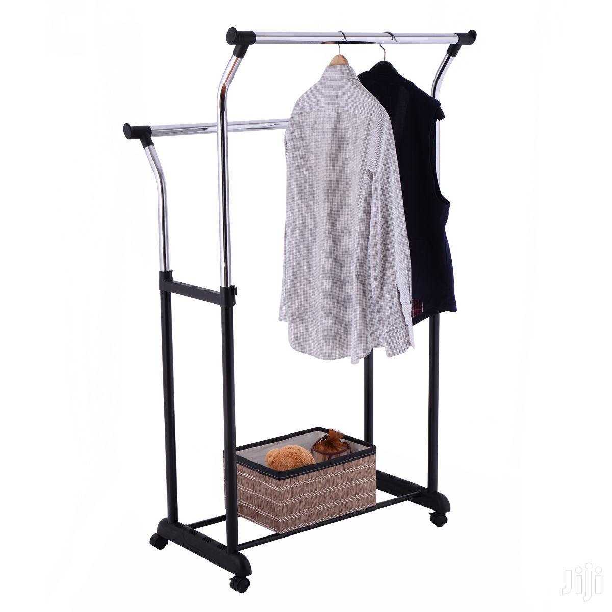 Mainstays Double Rod Garment Rack