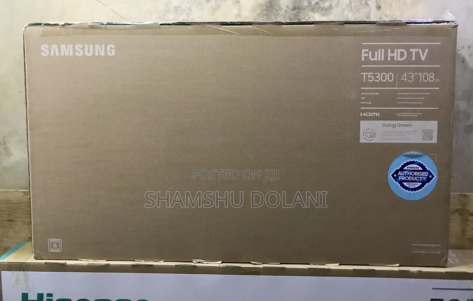 Samsung 43”Smart Tv