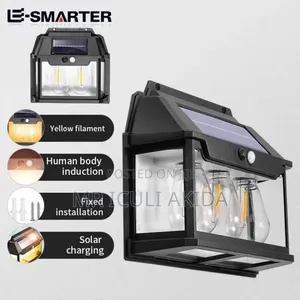 Outdoor Waterproof 3mode Tungsten Wire Solar Wall Light Lamp
