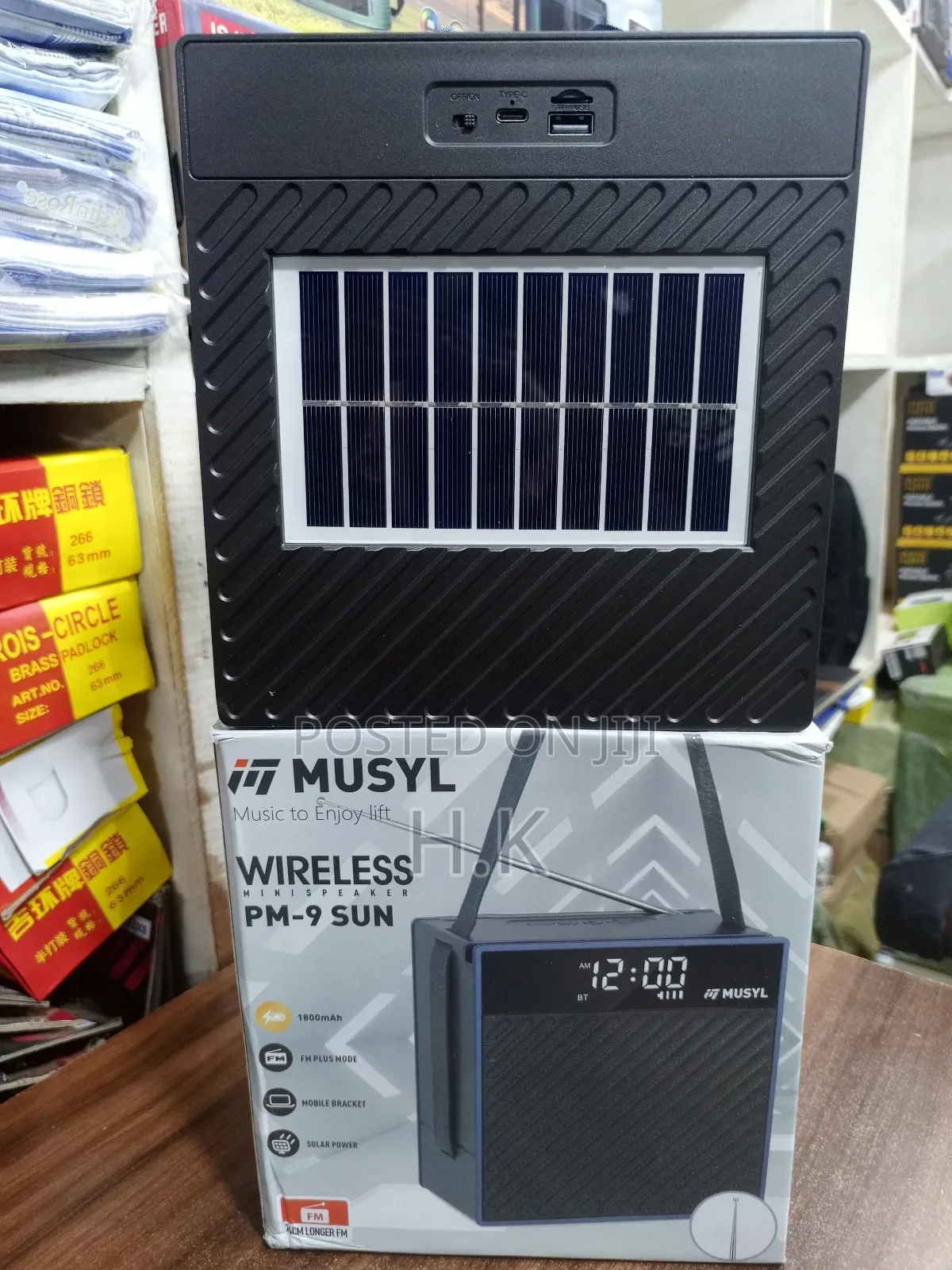 Musyl Pm-9 Sun Wireless Mini Speaker.