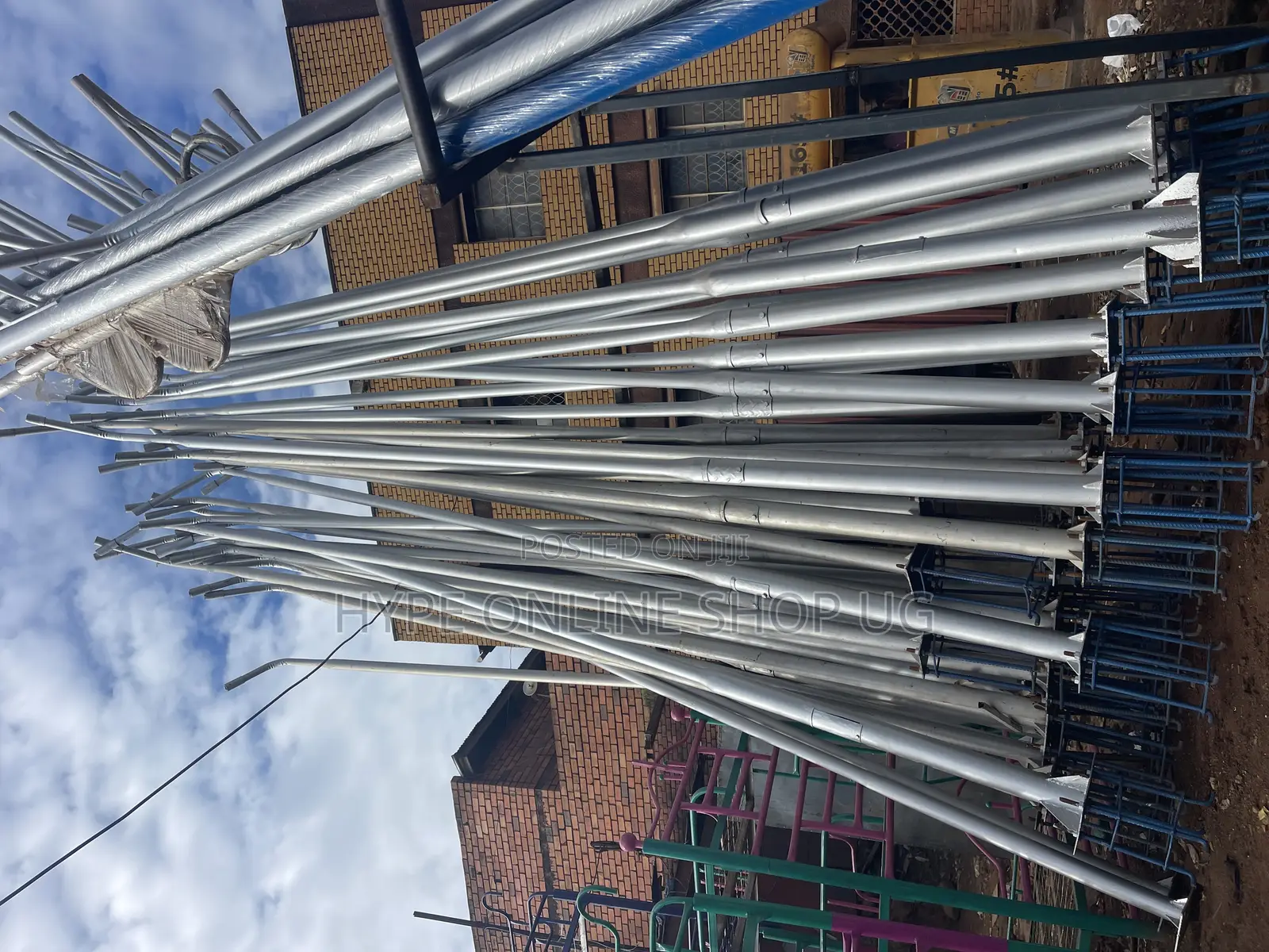 6meters Solar Poles With Basements