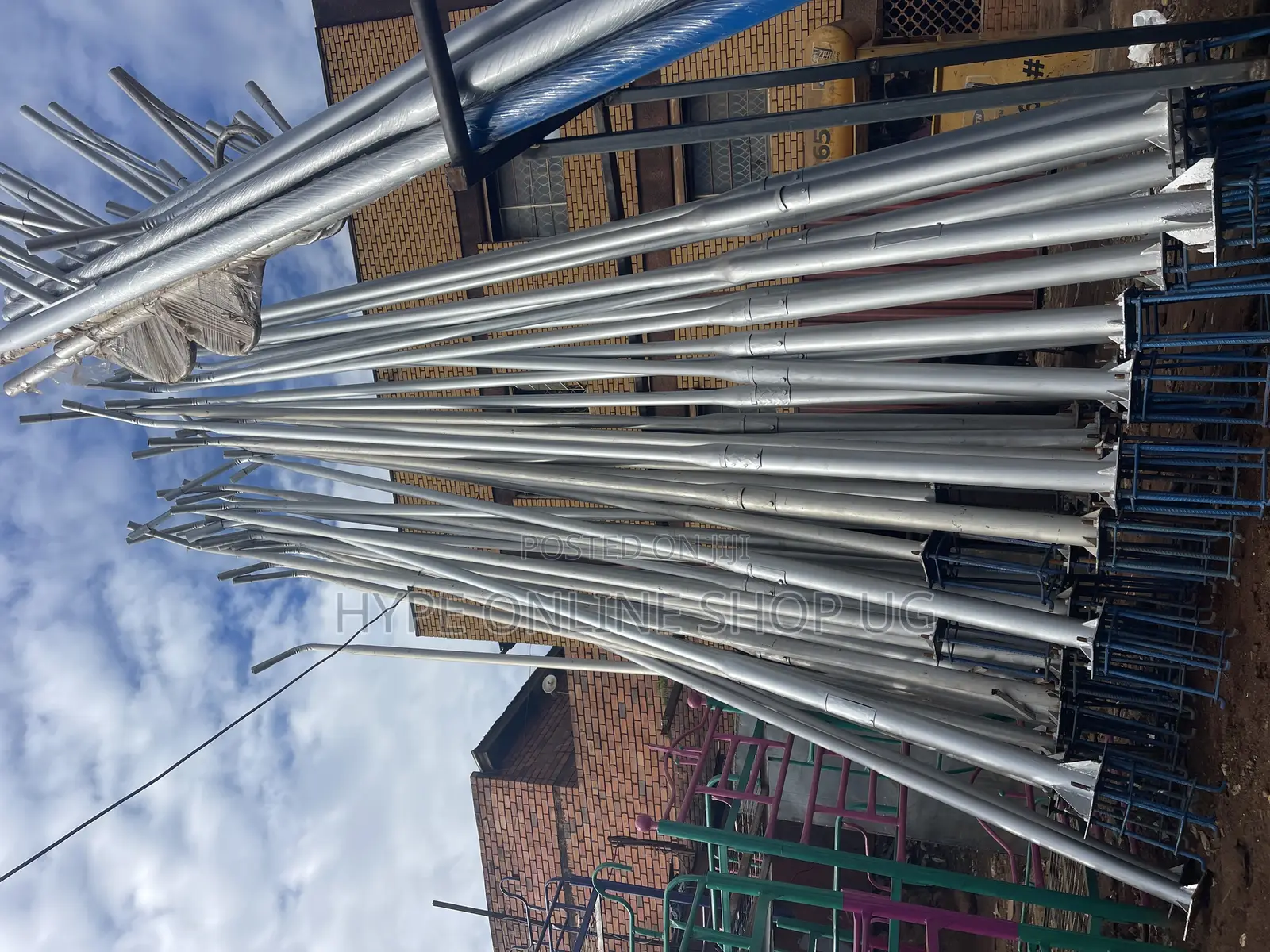 6meters Solar Poles With Basements