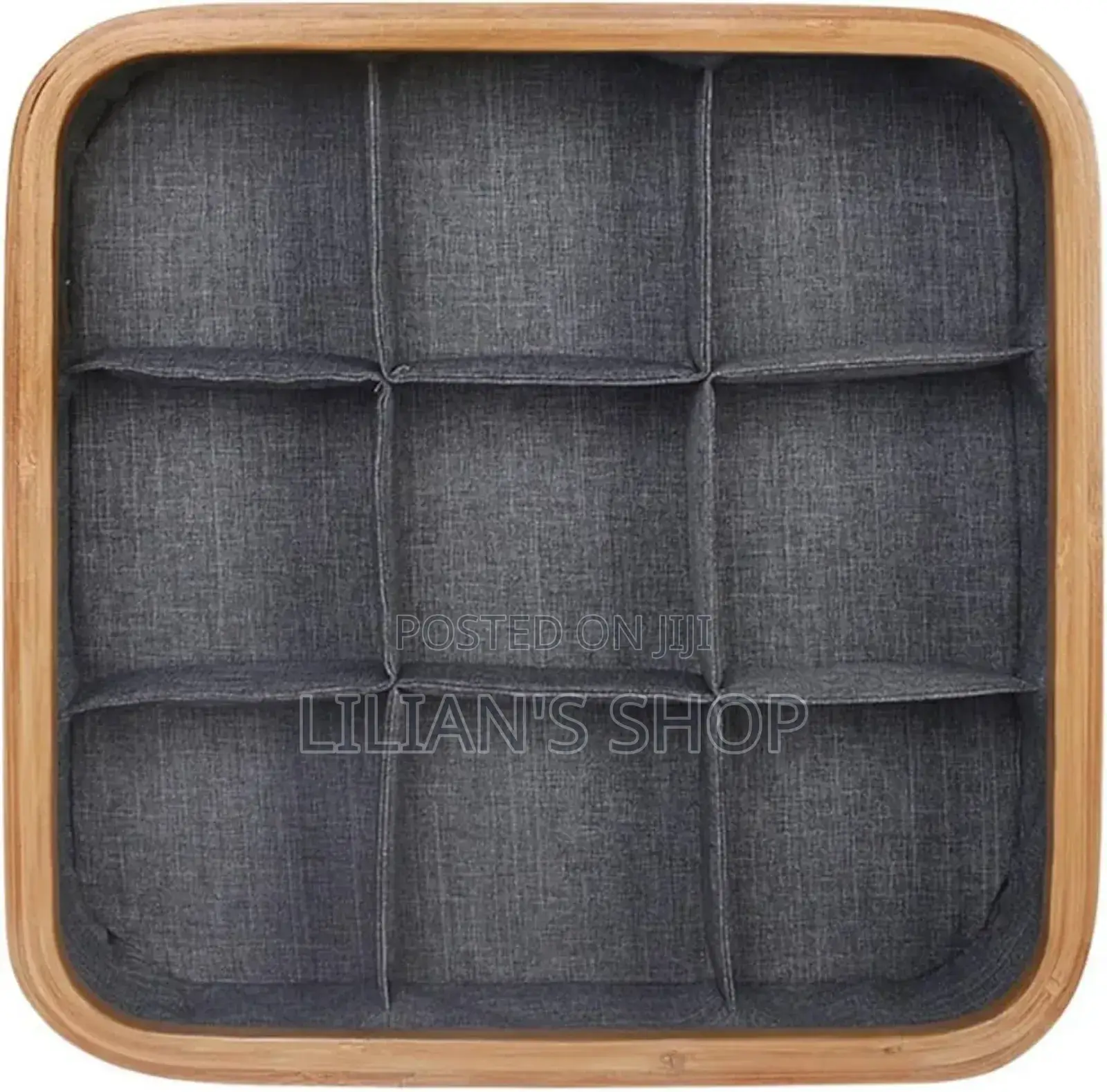 9-Cell Non-Lided Square Underwear Storage Basket