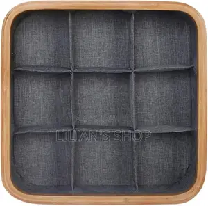 9-Cell Non-Lided Square Underwear Storage Basket