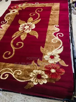 Brown Flower Medium Rugs