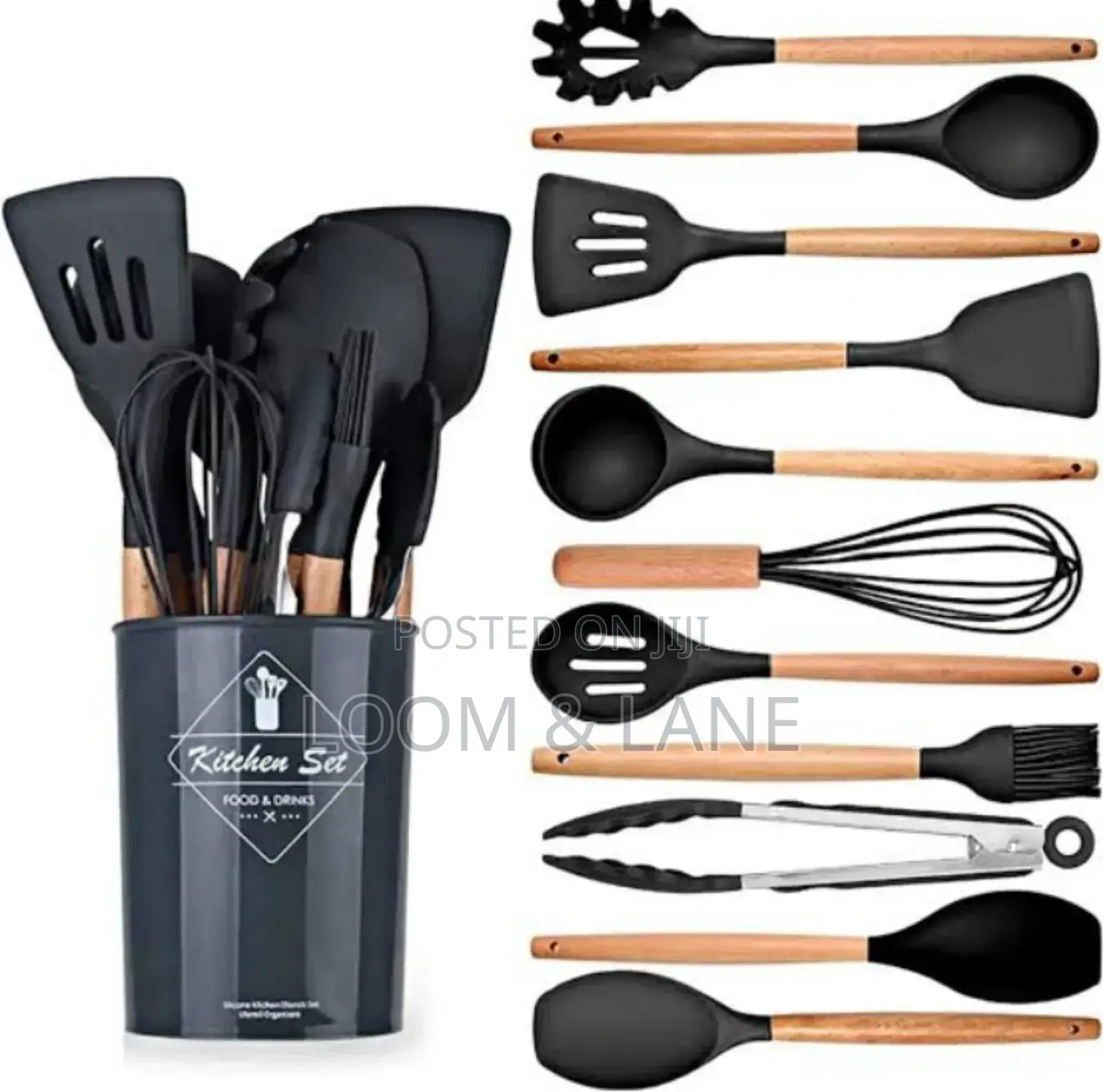 Non Stick Silicone Kitchen Utensils Set