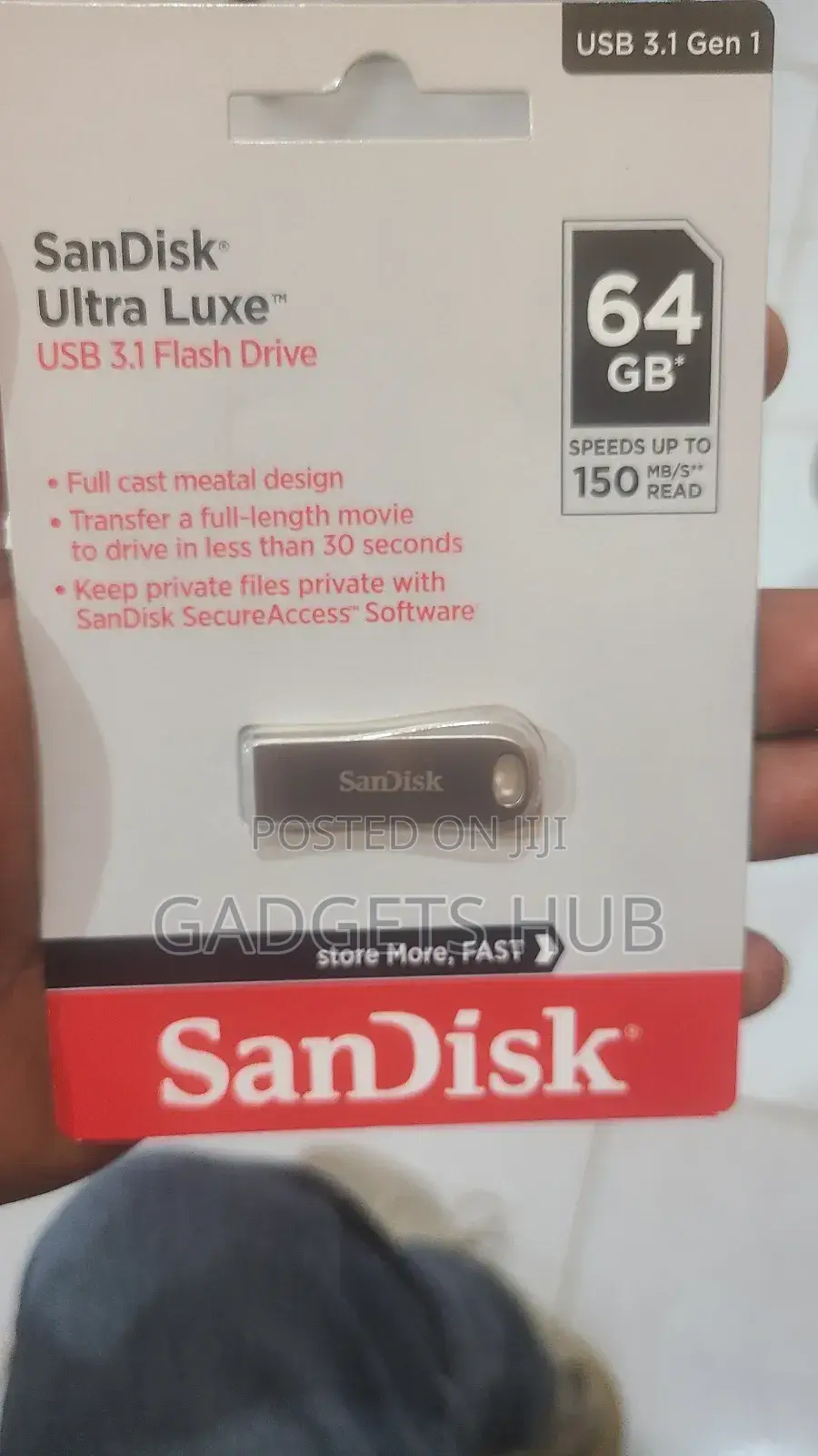 Sandisk
Ultra Luxe"
Usb 3.1 Flash Drive 64gb