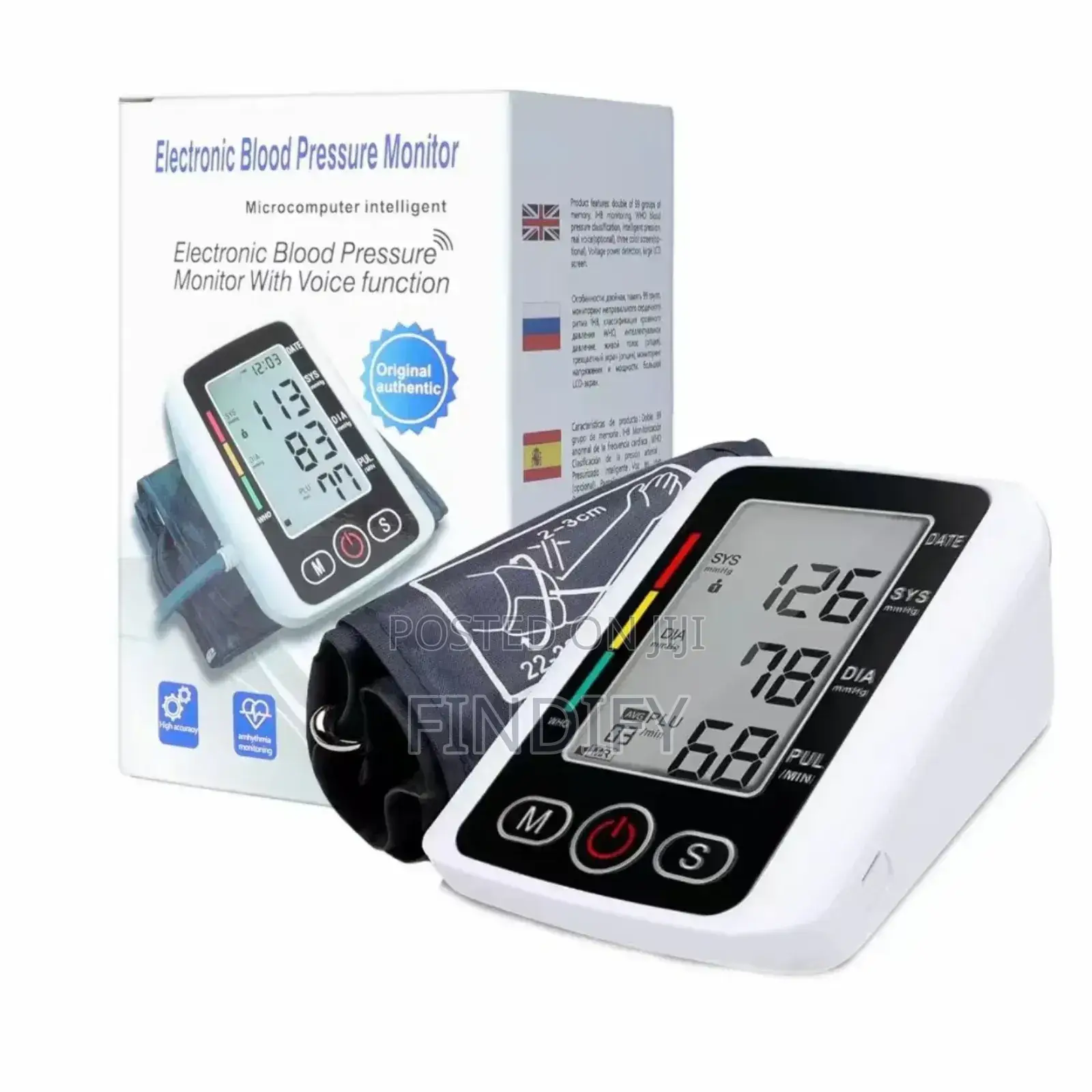 Bp Medical Tensiometro Digital Blood Pressure Monitor