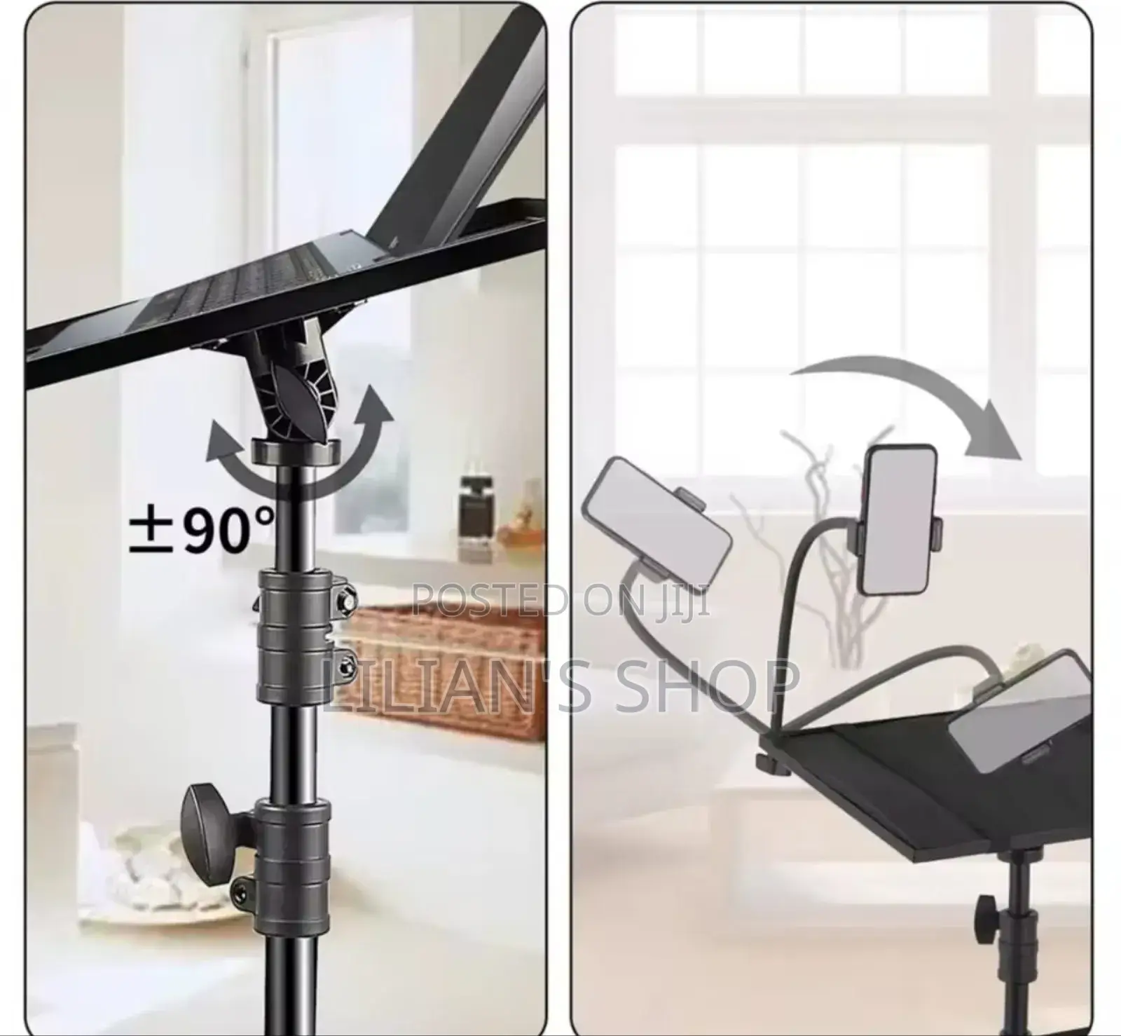 All in One Adjustable Free Standing Laptop Stand