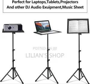 All in One Adjustable Free Standing Laptop Stand