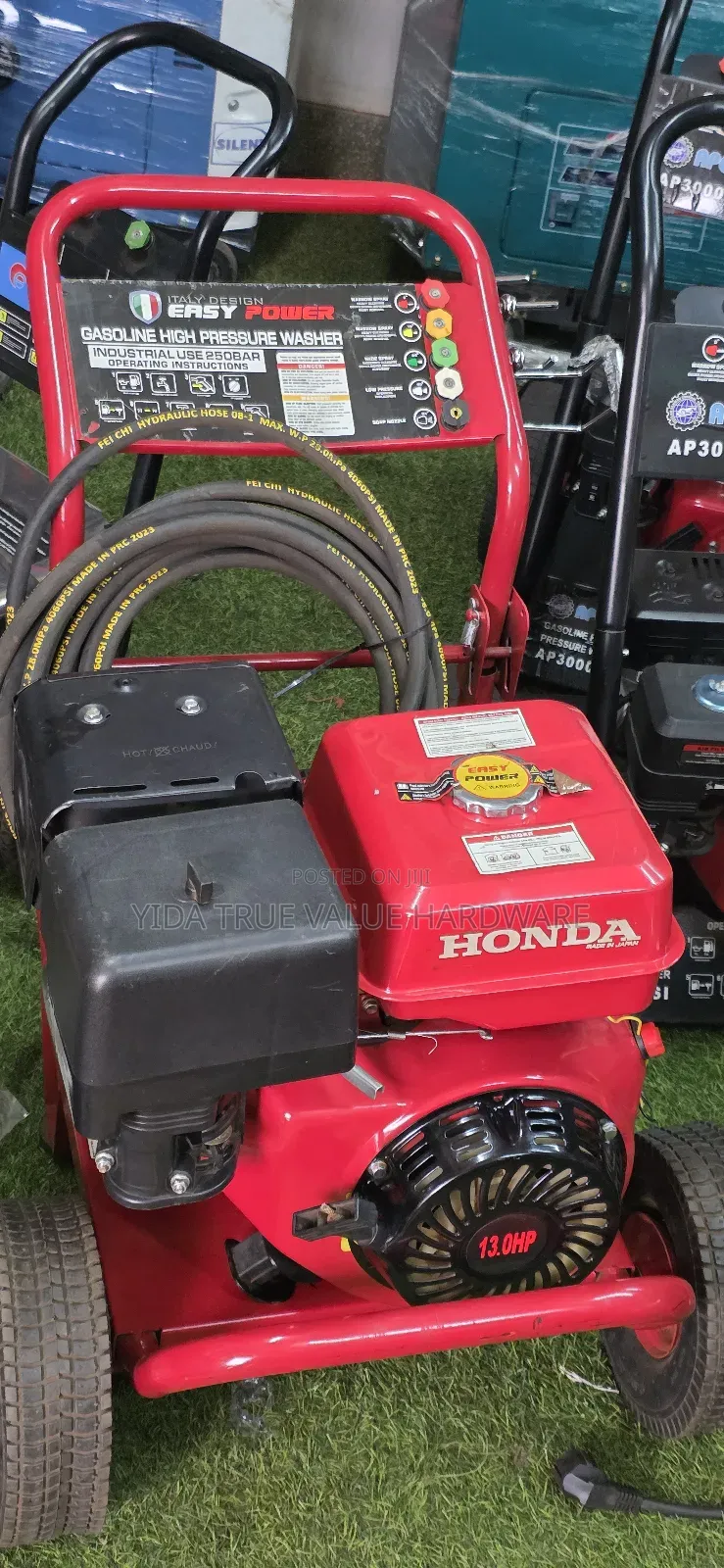 Gasoline Pressure Washer Industrial 250bars
