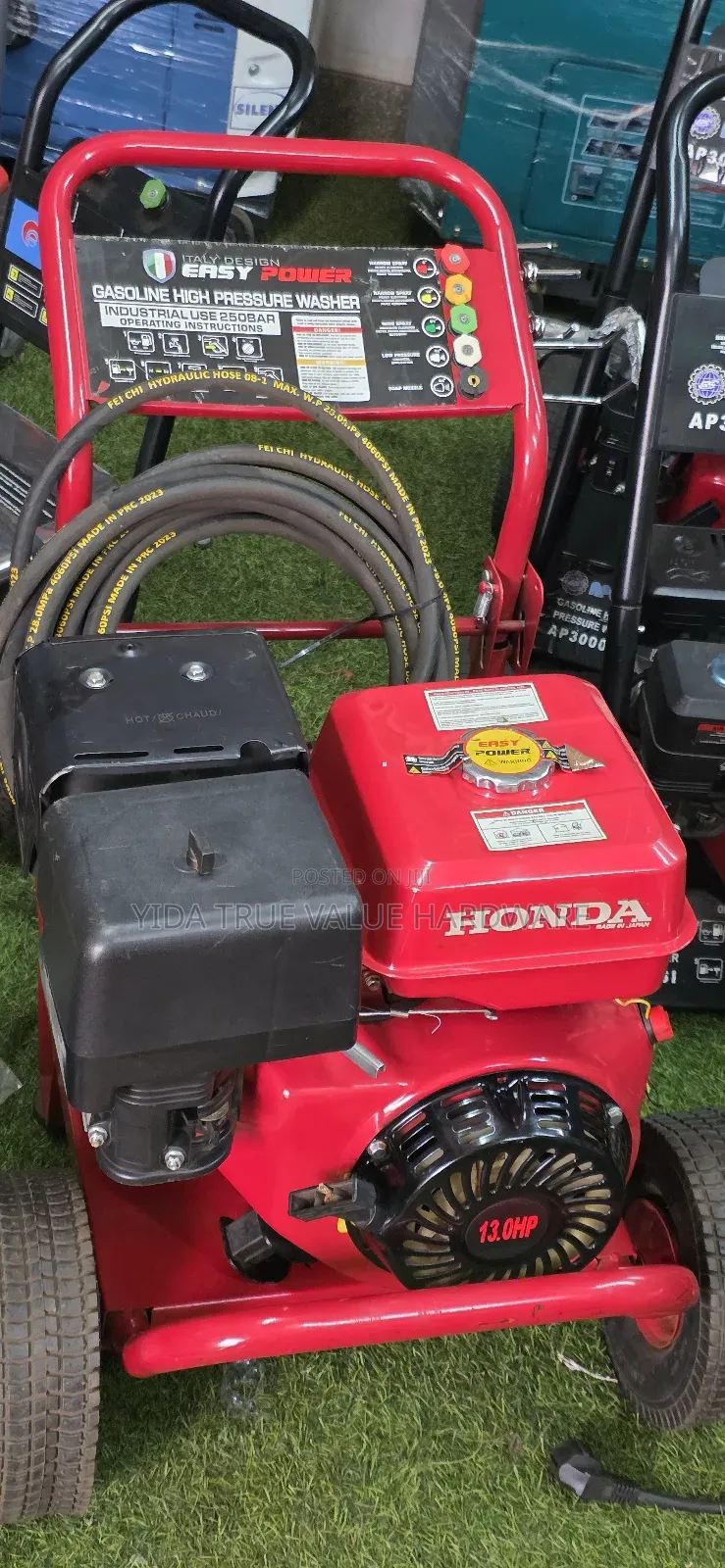 Gasoline Pressure Washer Industrial 250bars