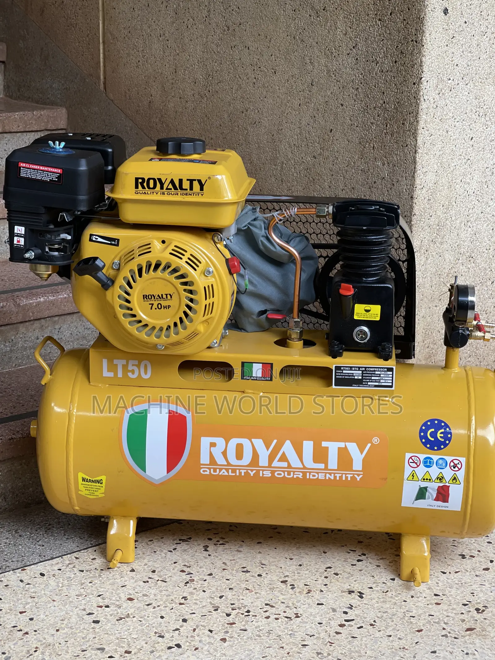 Tyre Inflating Air Compressor Gasoline