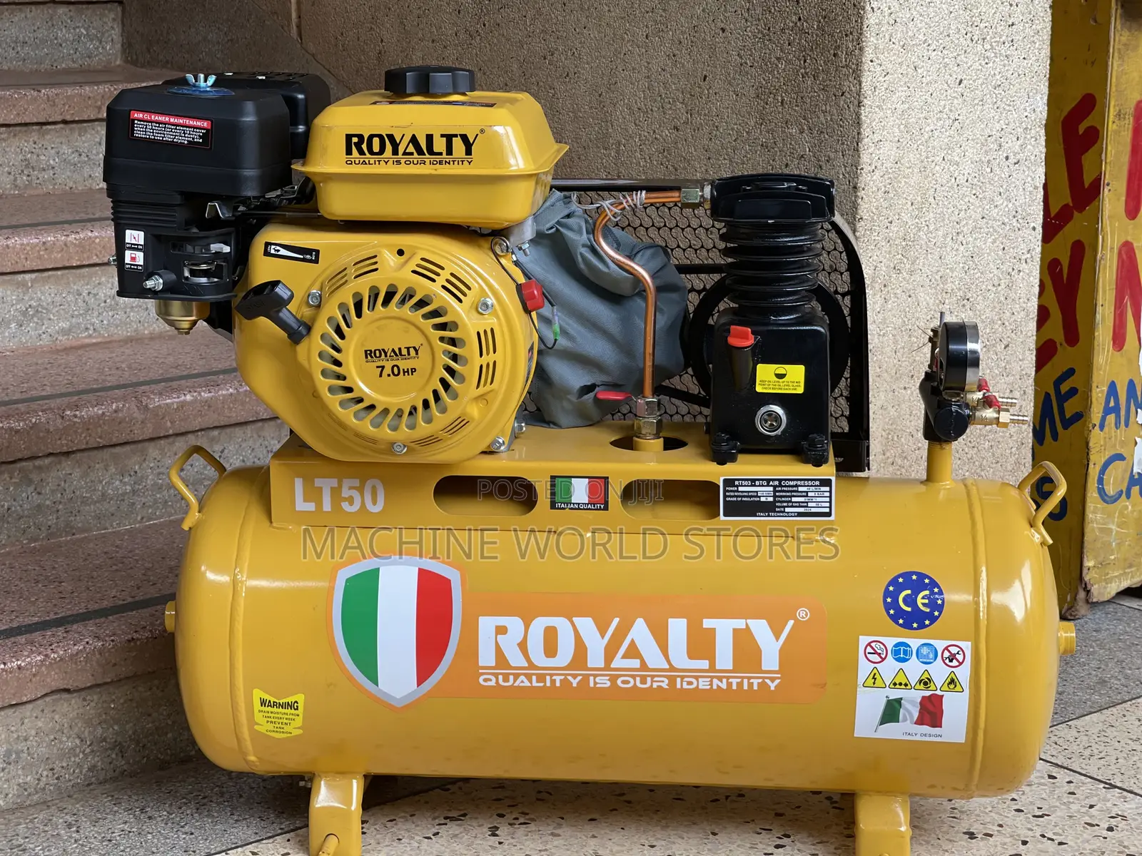 Tyre Inflating Air Compressor Gasoline