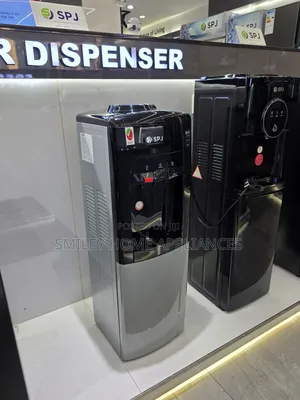SPJ 3 Tap Water Dispenser With a Refrigerator at the Bottom