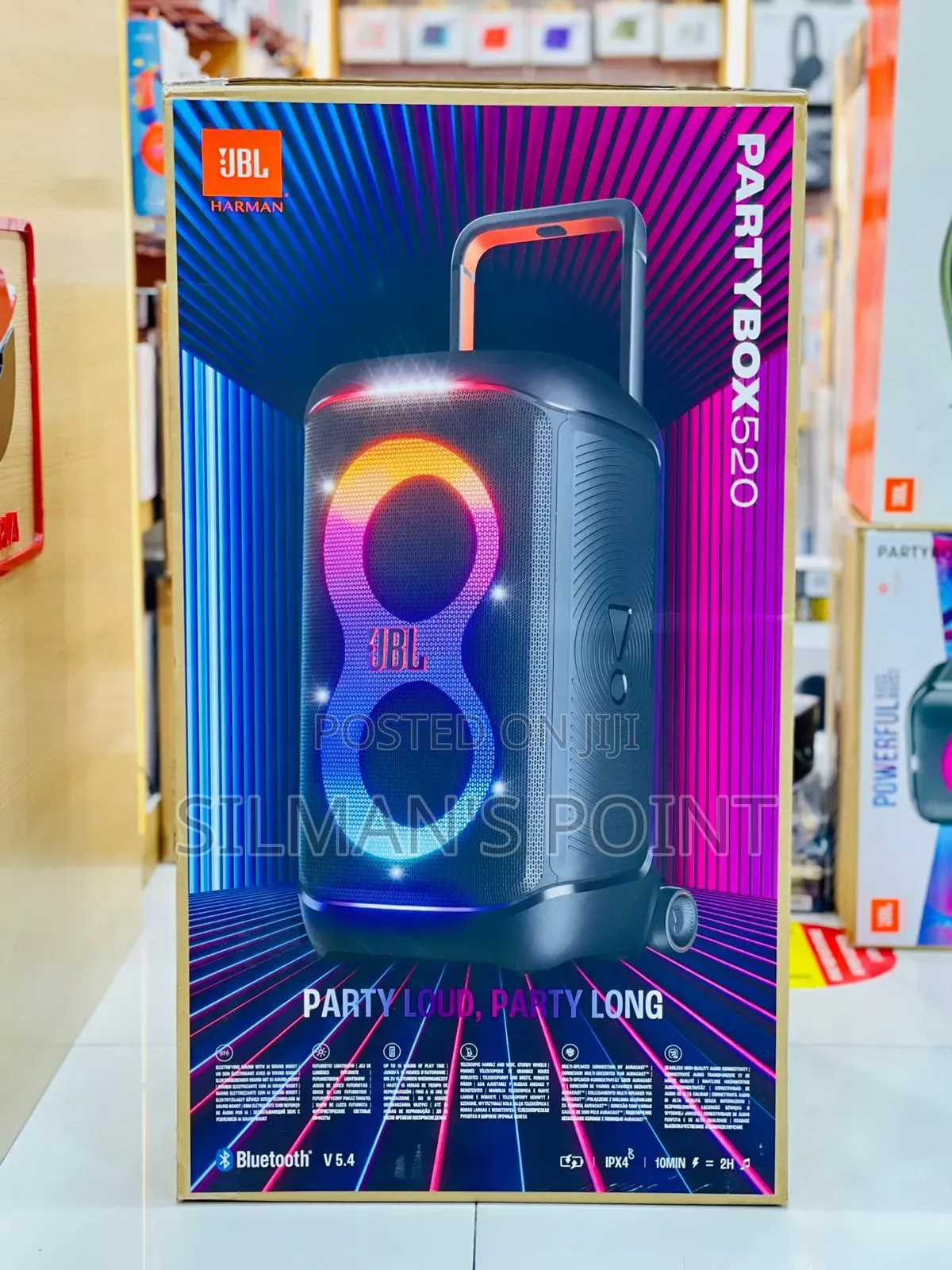 The Mighty JBL Partybox 520 Bass Master