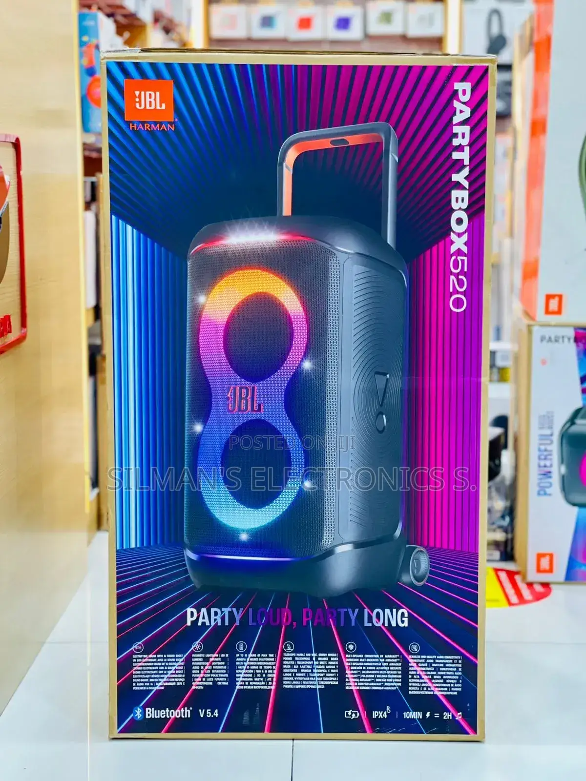 The Mighty JBL Partybox 520 Bass Master