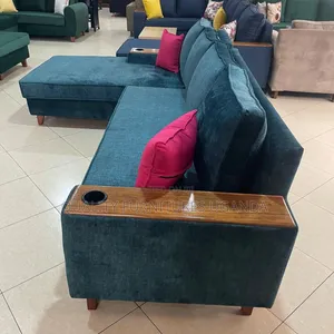 Cup Holder Gray Sofa Bed