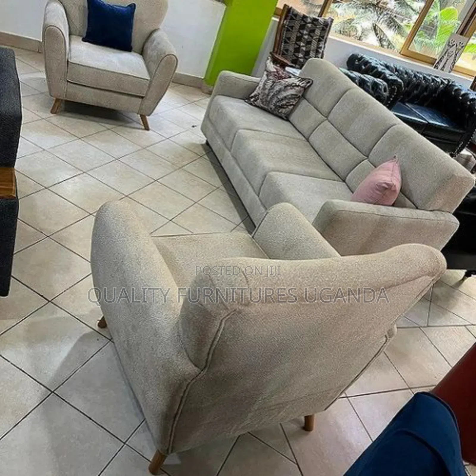 Latest Butterfly Design Sofa Set/Double Layer Fabric