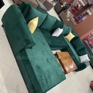 8 Sitter Green U Shaped Sofa Set