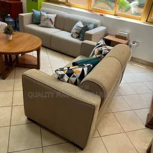 6 Sitter Plain Sofa Set