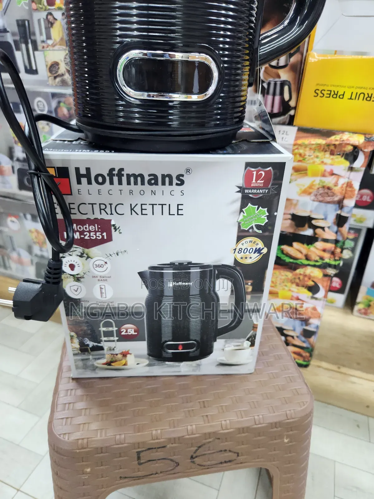 Electric Kettle Hoffman 2.5l