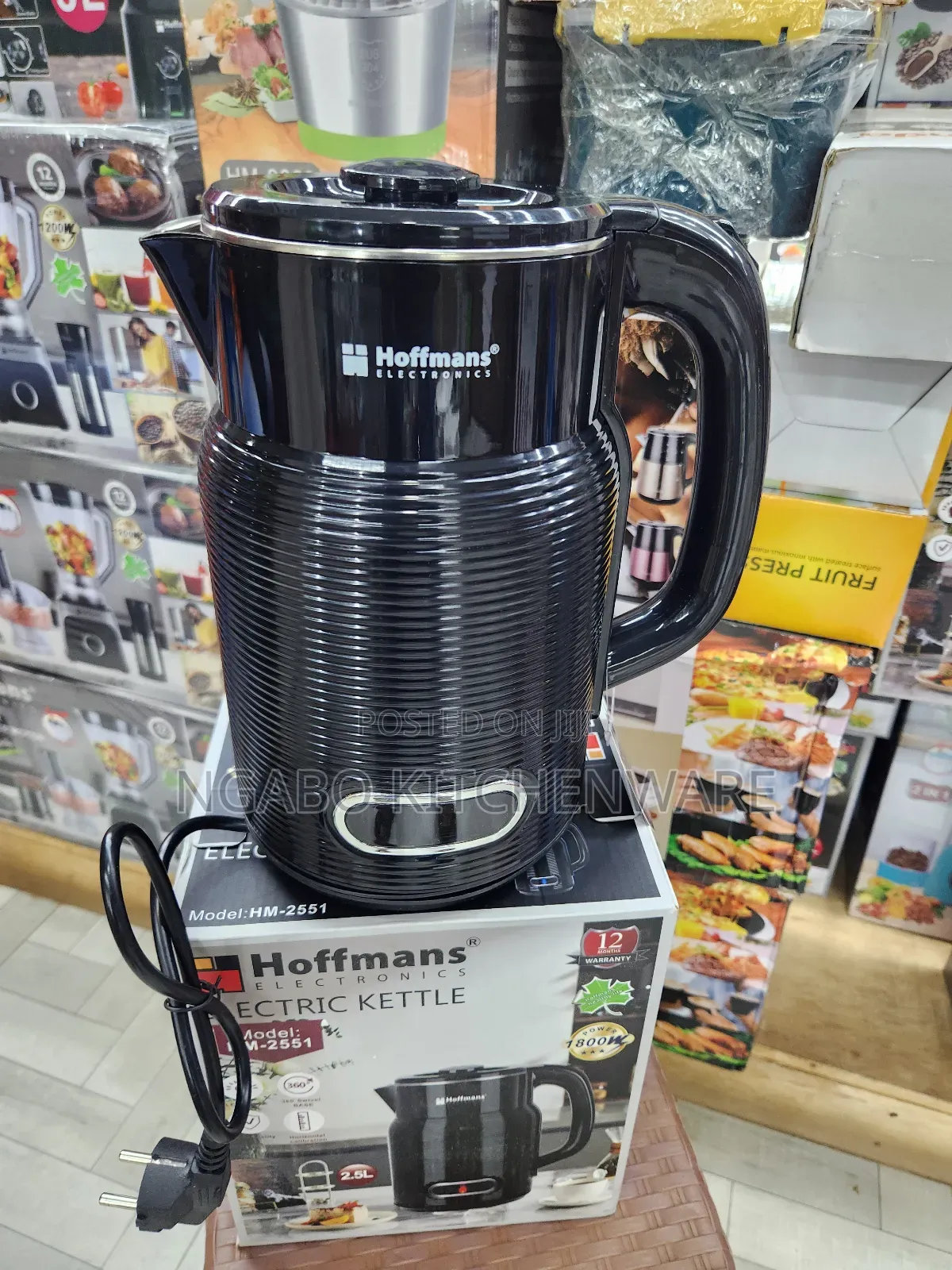 Electric Kettle Hoffman 2.5l