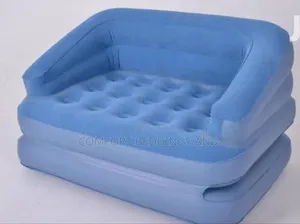 Inflatable Chair With Mattress Blue