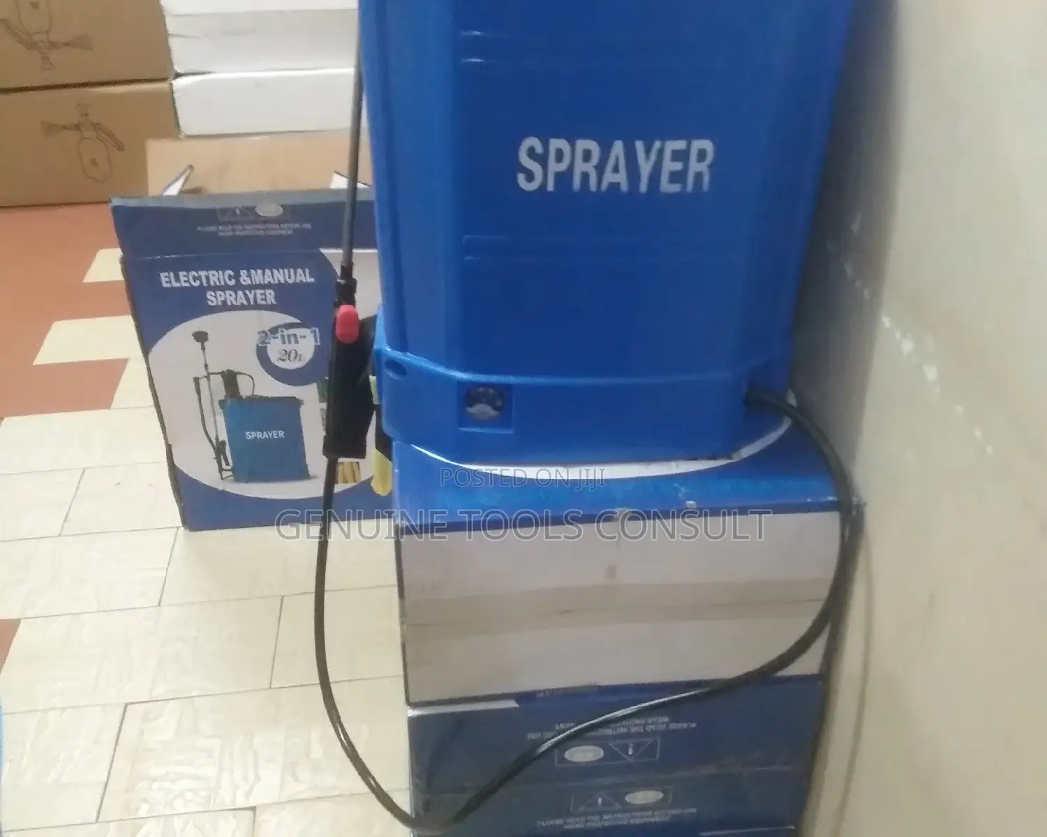 Knapsack Battery and Manual Sprayer